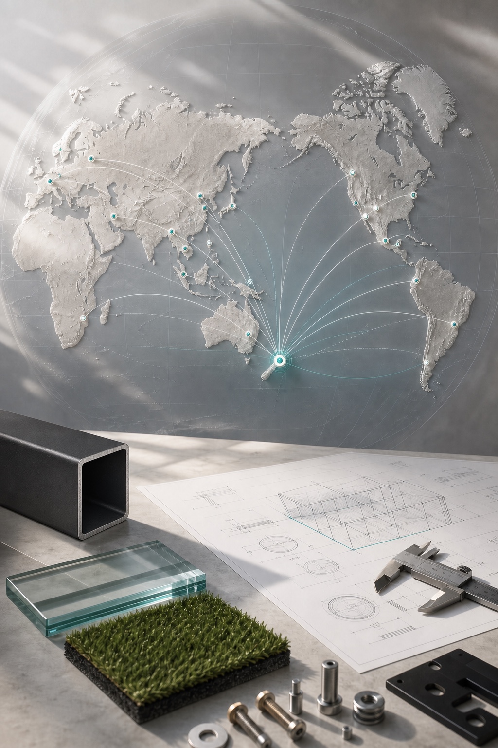 Global specialist sourcing network centred on New Zealand
