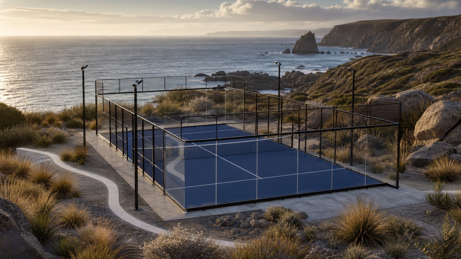 Kauri Classic permanent outdoor padel court