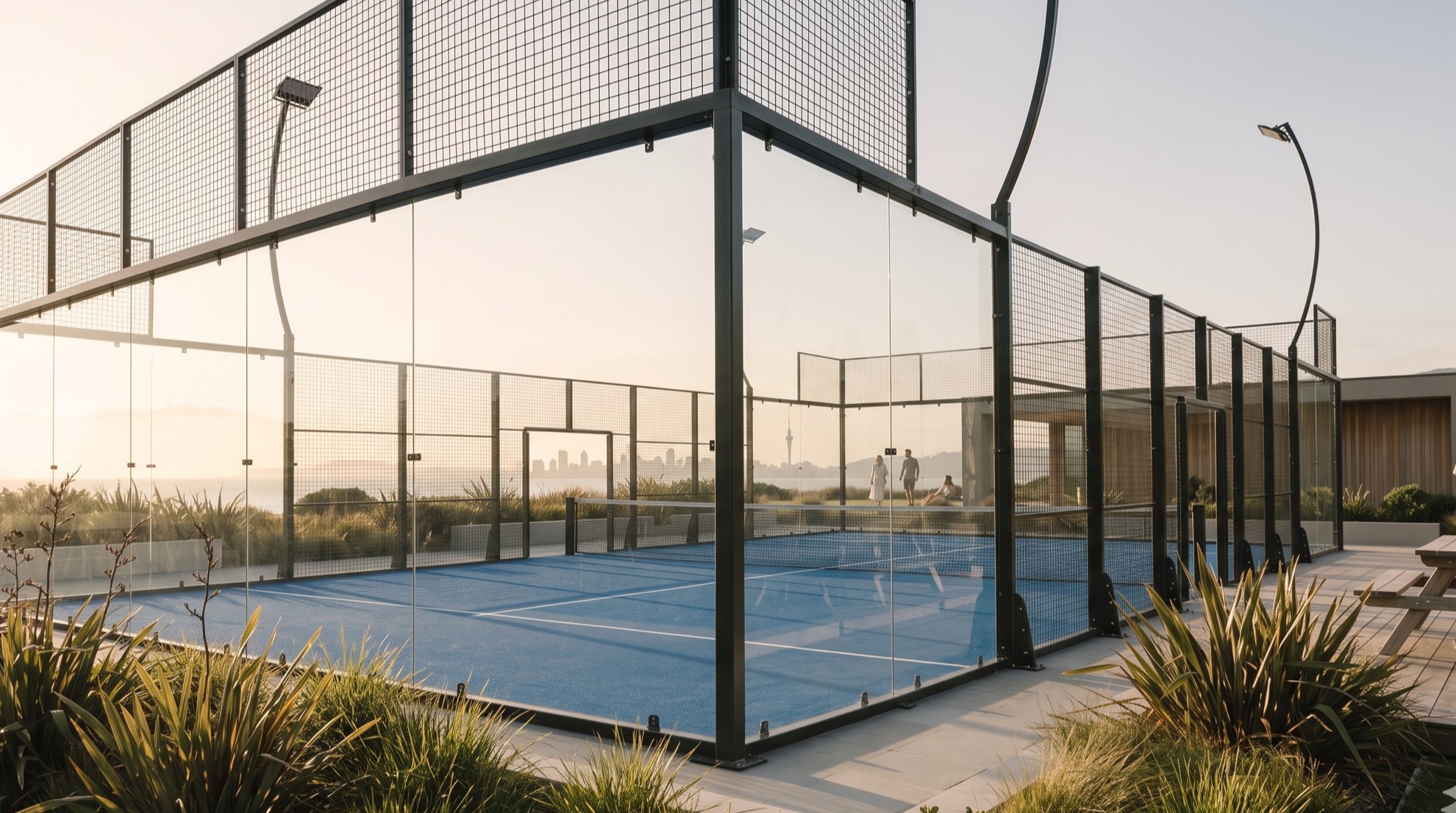 Concept visualisation — Kauri Panoramic padel court