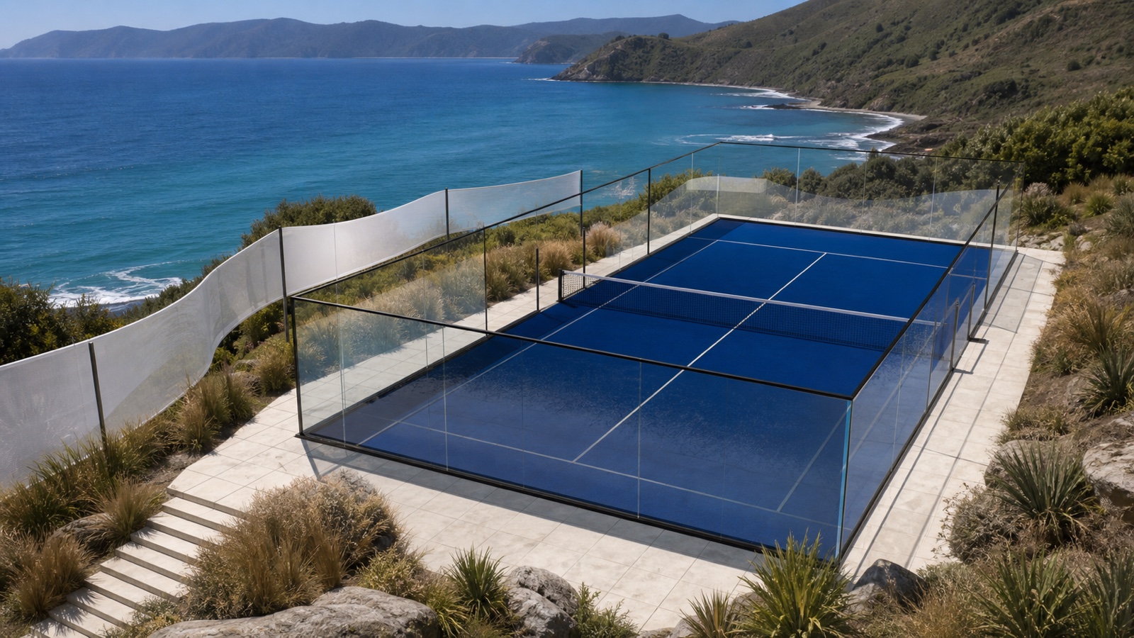 Kauri Panoramic permanent outdoor padel court