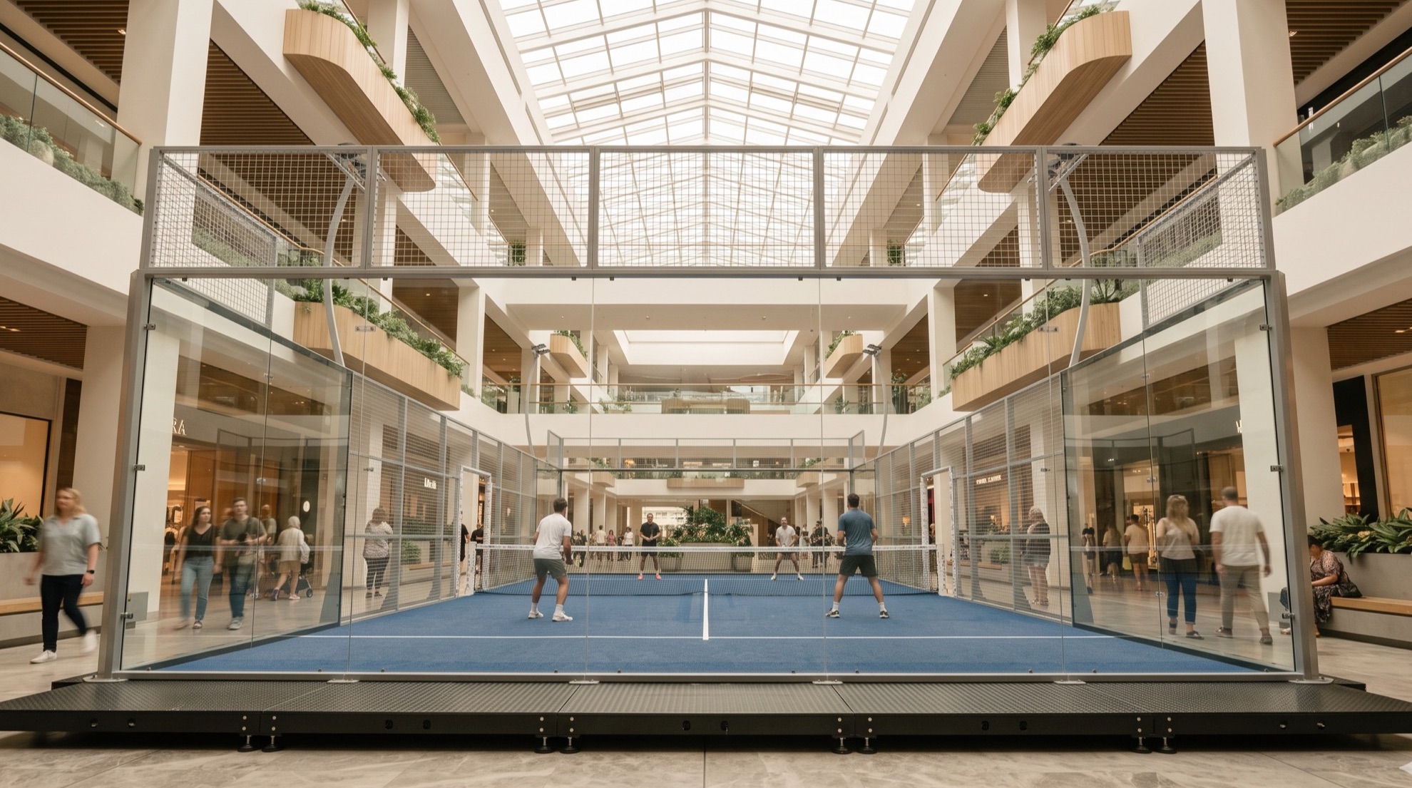 Concept visualisation — Kawarau Elite padel court