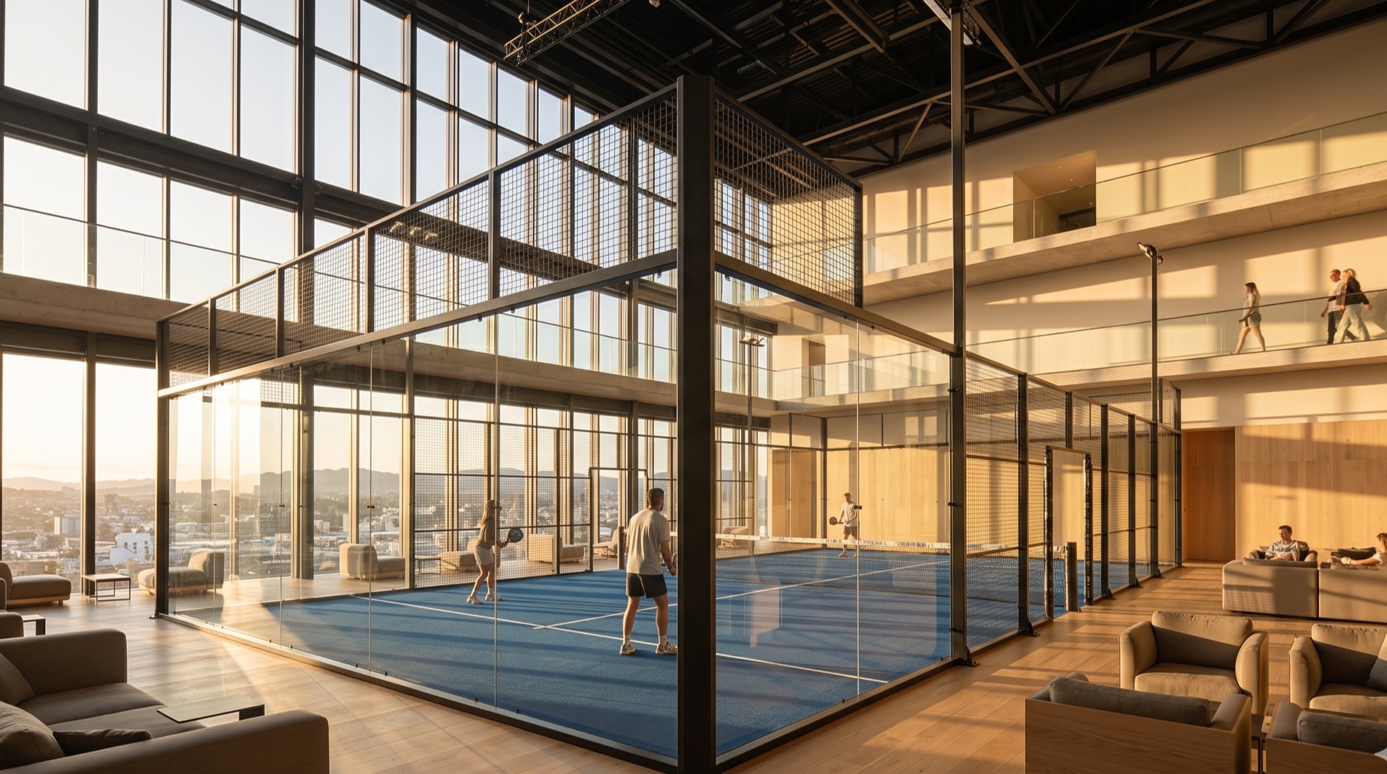 Concept visualisation — Tekapo Panoramic padel court