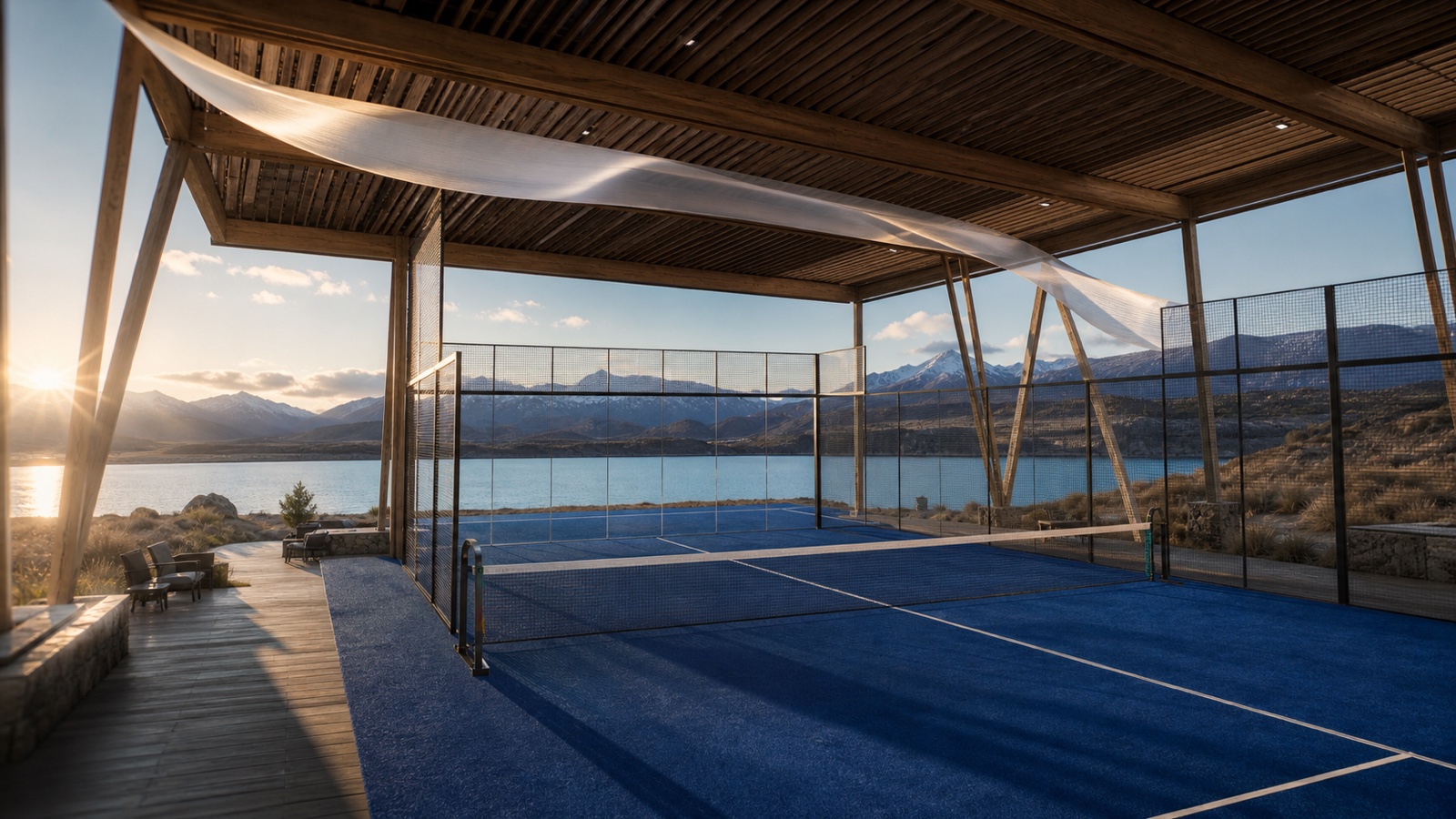Tekapo Panoramic indoor padel court