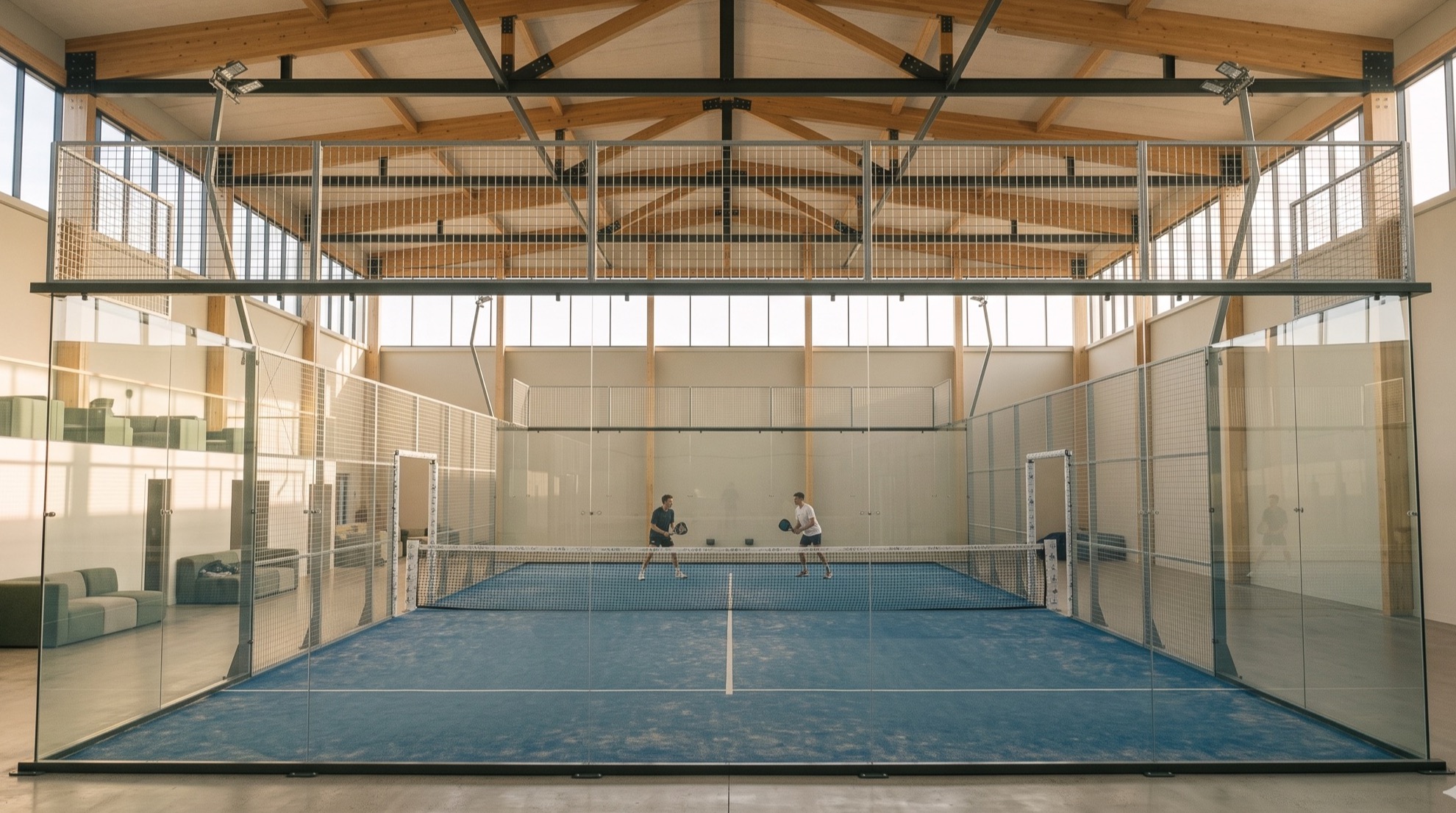 Concept visualisation — Tekapo Panoramic Full padel court