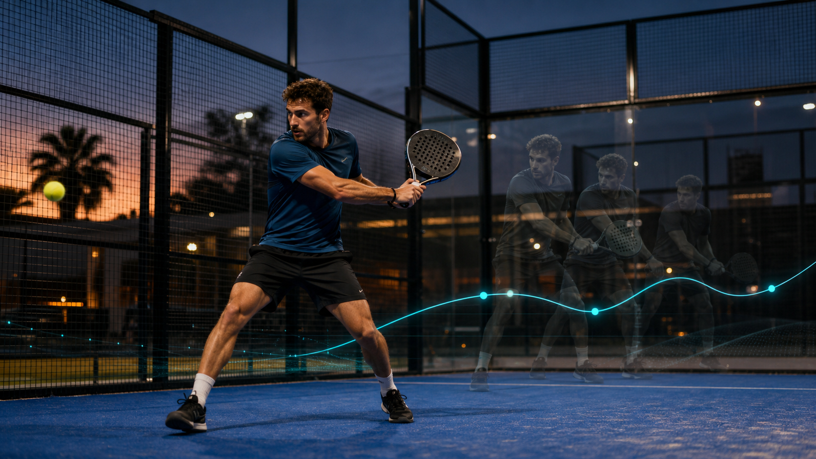 Concept visualisation — a player training as movement patterns and progress are learned over time